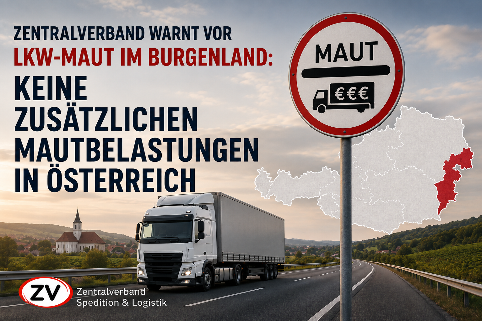 Zentralverband warnt vor Lkw-Maut im Burgenland: „Keine neue Maut in Österreich“