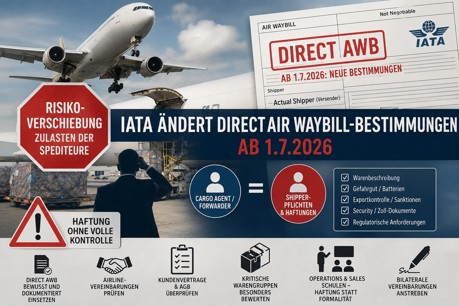 IATA V1 Change – Direct Air Waybills Adjustment