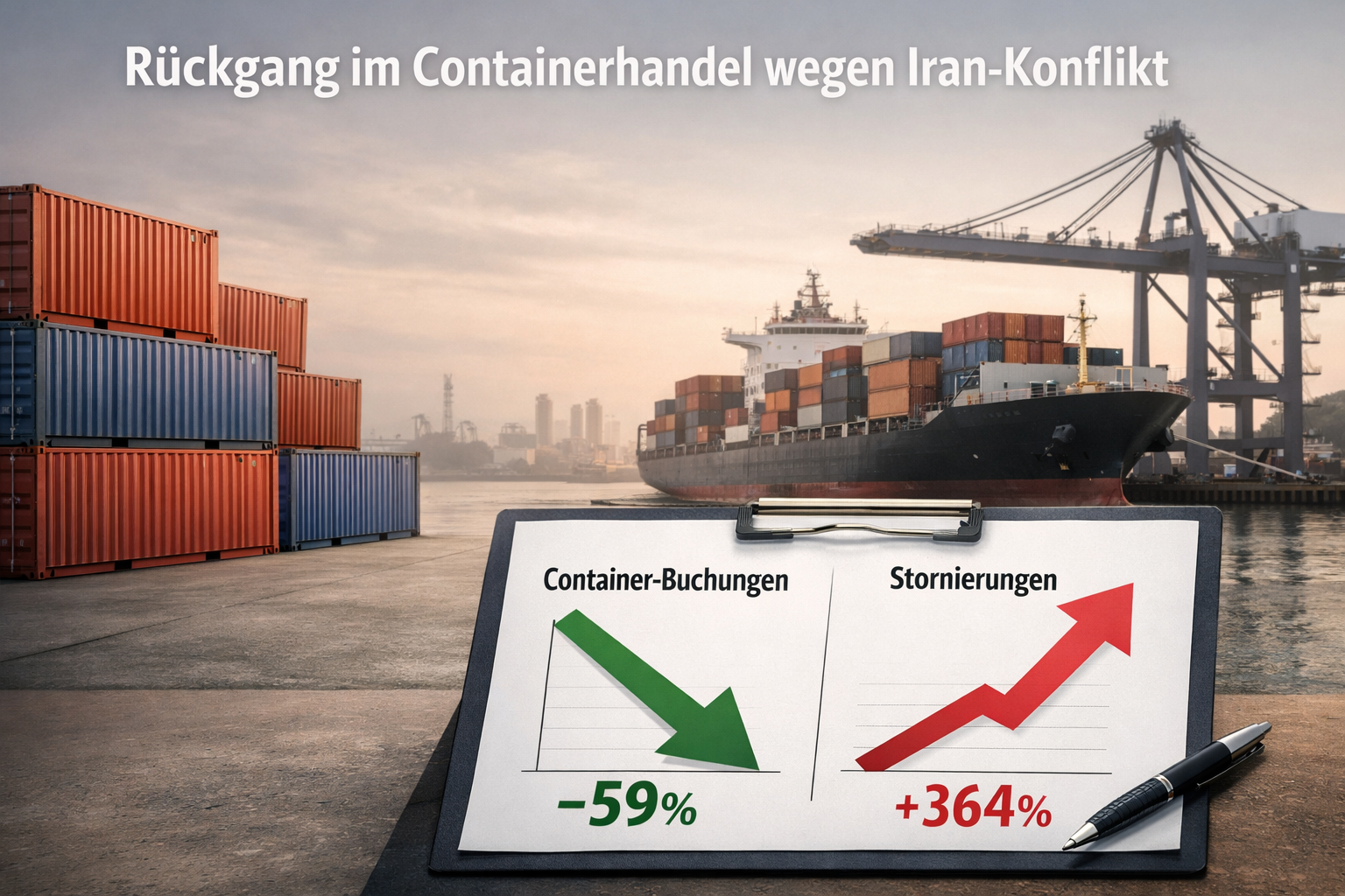 Containerbuchungen zur Straße von Hormuz brechen ein 